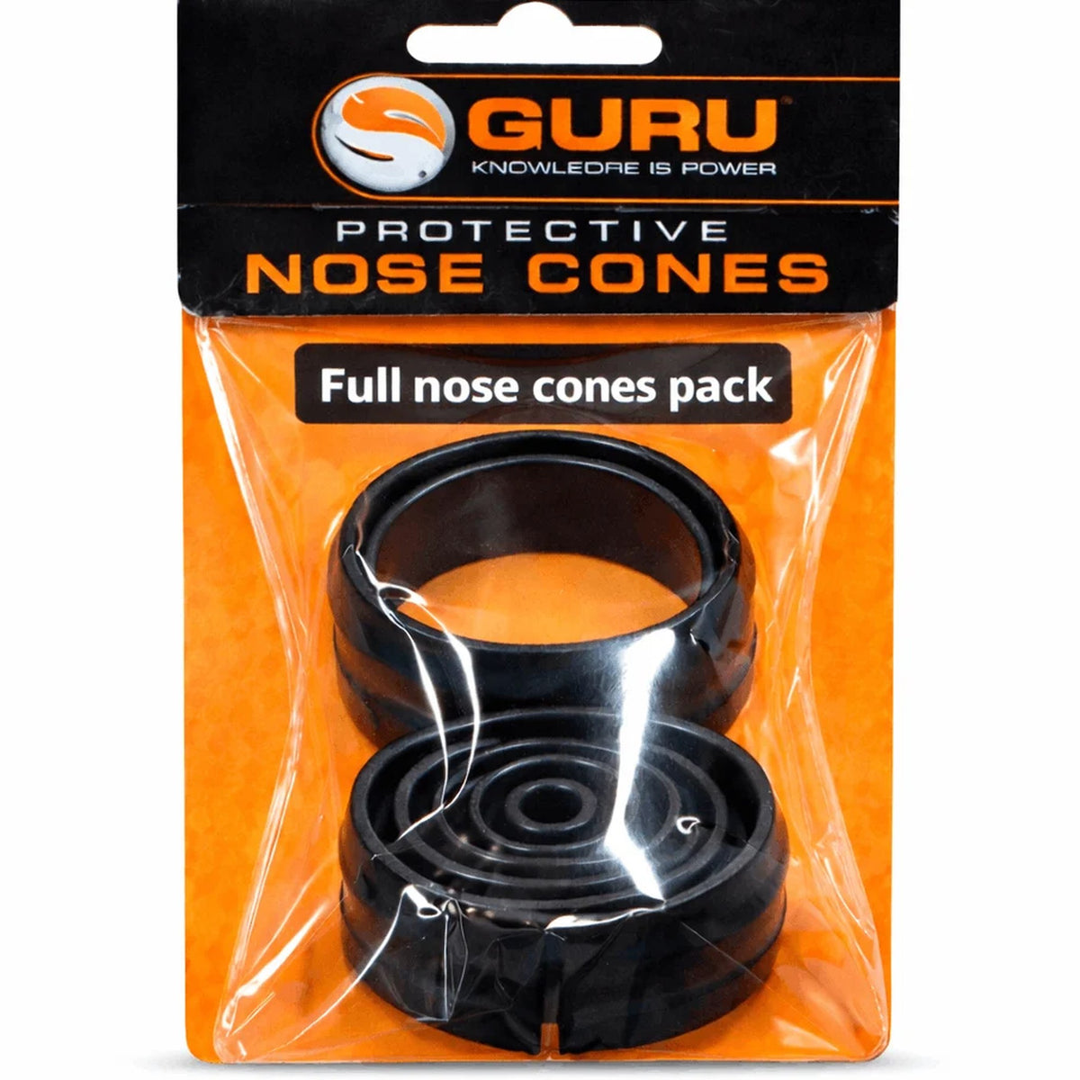 Guru Protective Nose Cones – zwarte set beschermdoppen voor secties nr. 2 tot en met 8