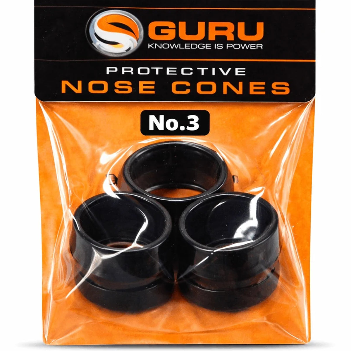 Guru Protective Nose Cones – zwarte beschermdop voor sectie nr. 3