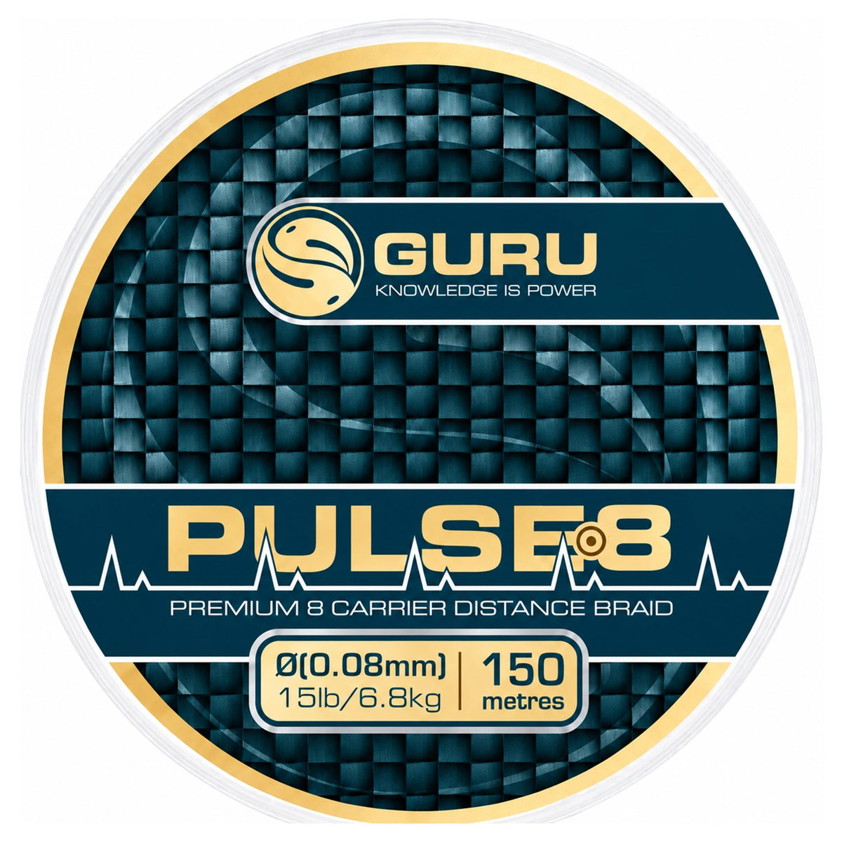 Guru Pulse-8 Braid 150m 0.08mm – gevlochten lijn met trekkracht 15lb 6.8kg