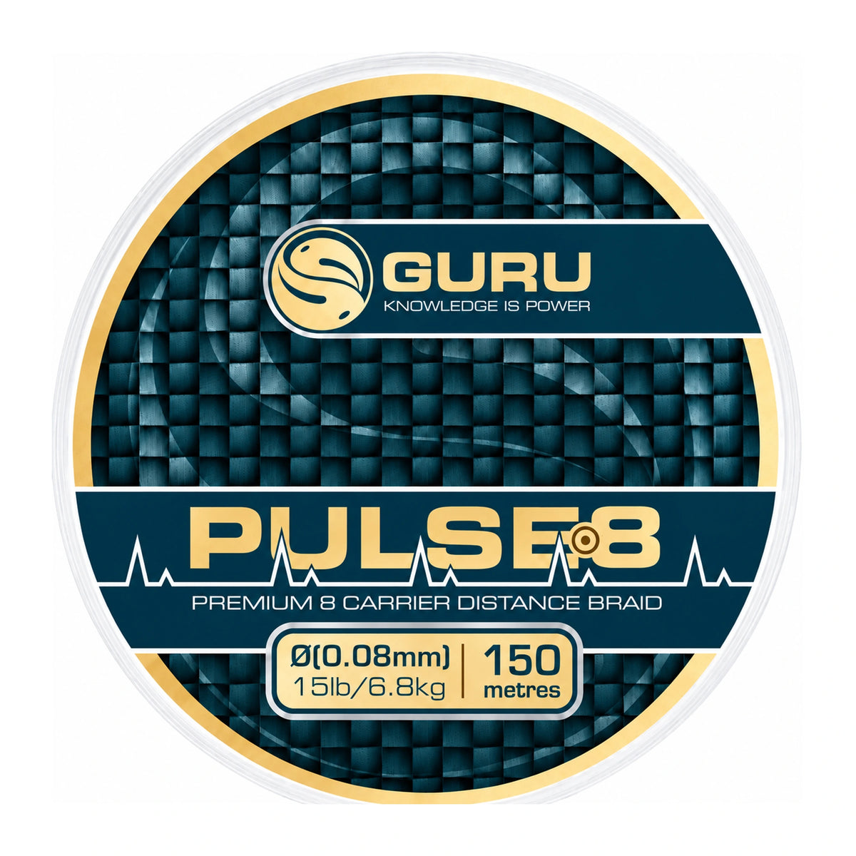 Guru Pulse-8 Braid 150m 0.08mm – gevlochten lijn met trekkracht 15lb 6.8kg