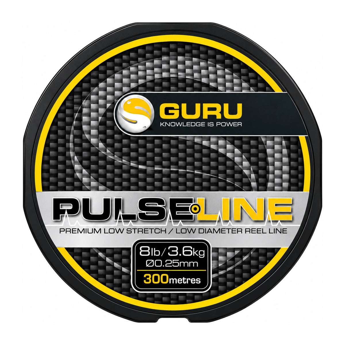Guru Pulse Line GPUL8 nylon vislijn van 0,25 mm en 300 meter met 3,6 kg trekkracht