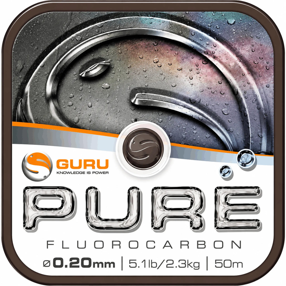 Guru Pure Fluorocarbon 50 m vislijn 0,20 mm – 2,3 kg
