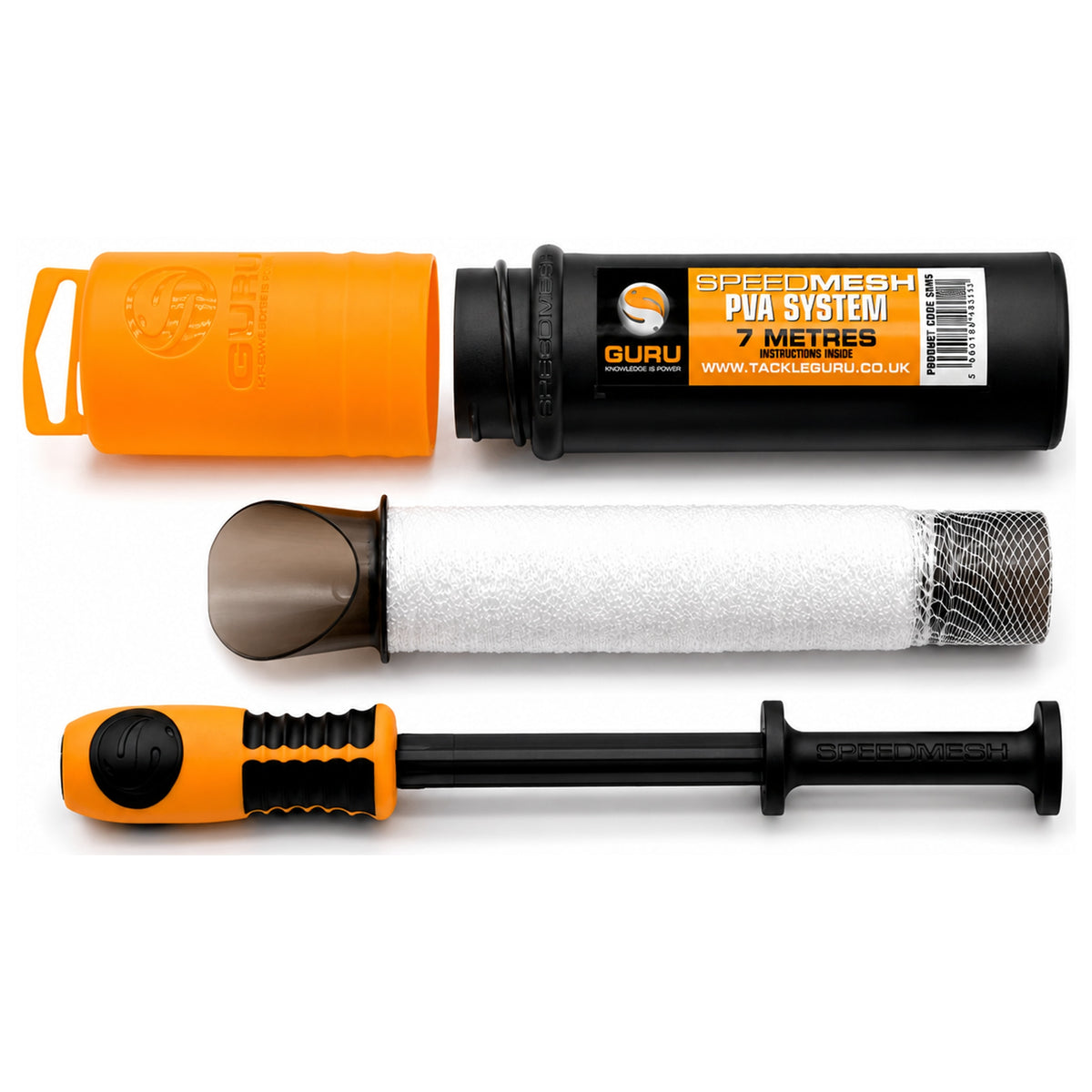 Guru PVA Speedmesh System 7 m met vulkoker, PVA-gaas en stamper