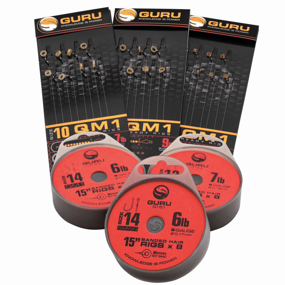 guru QM1 banded hair rigs