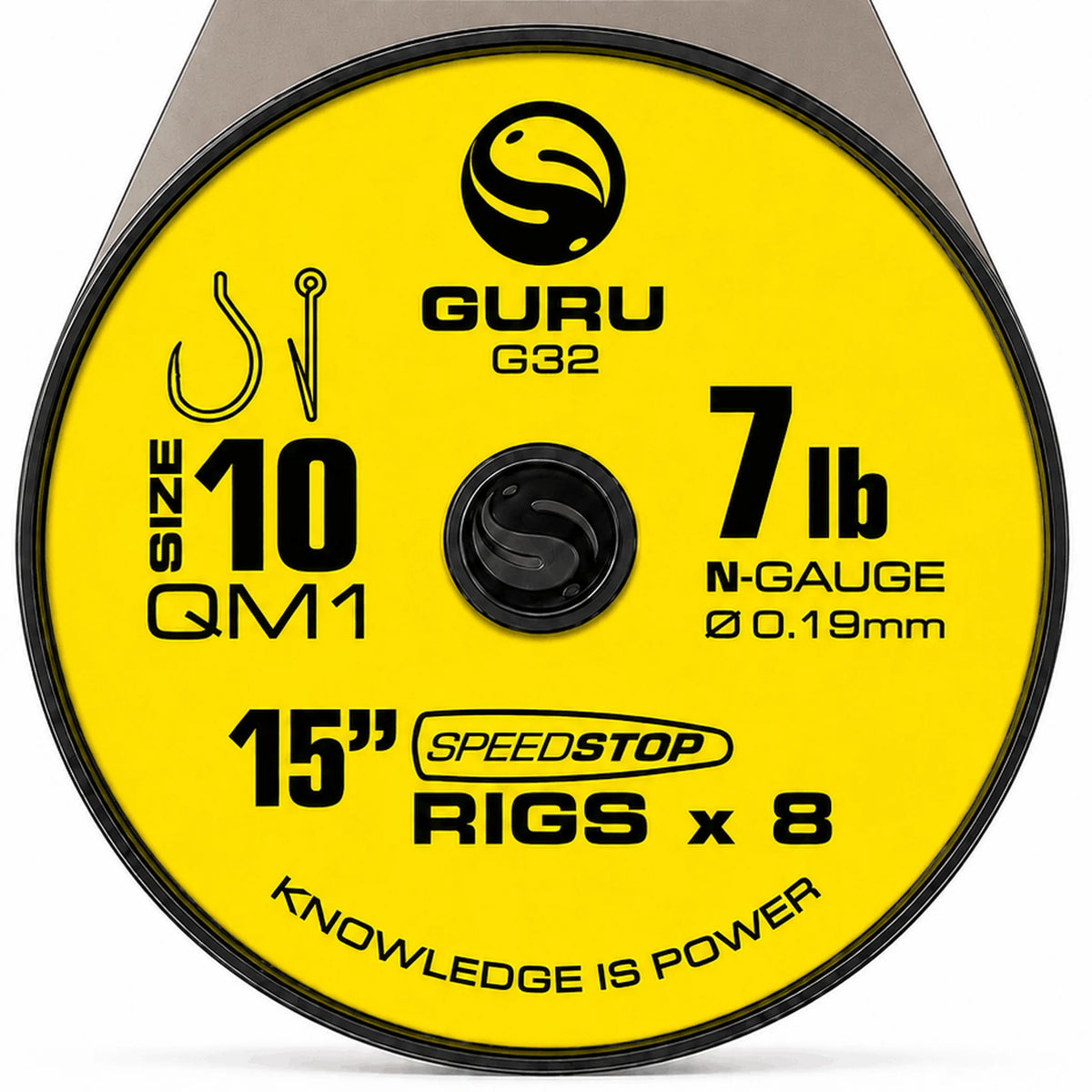 Guru QM1 Speedstop Rigs 15 inch - haak 10, 0.19 mm