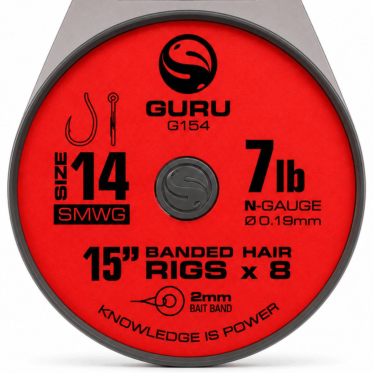 Guru Super MWG Bait Band Ready Rigs 15 inch haak 14 0.19 mm