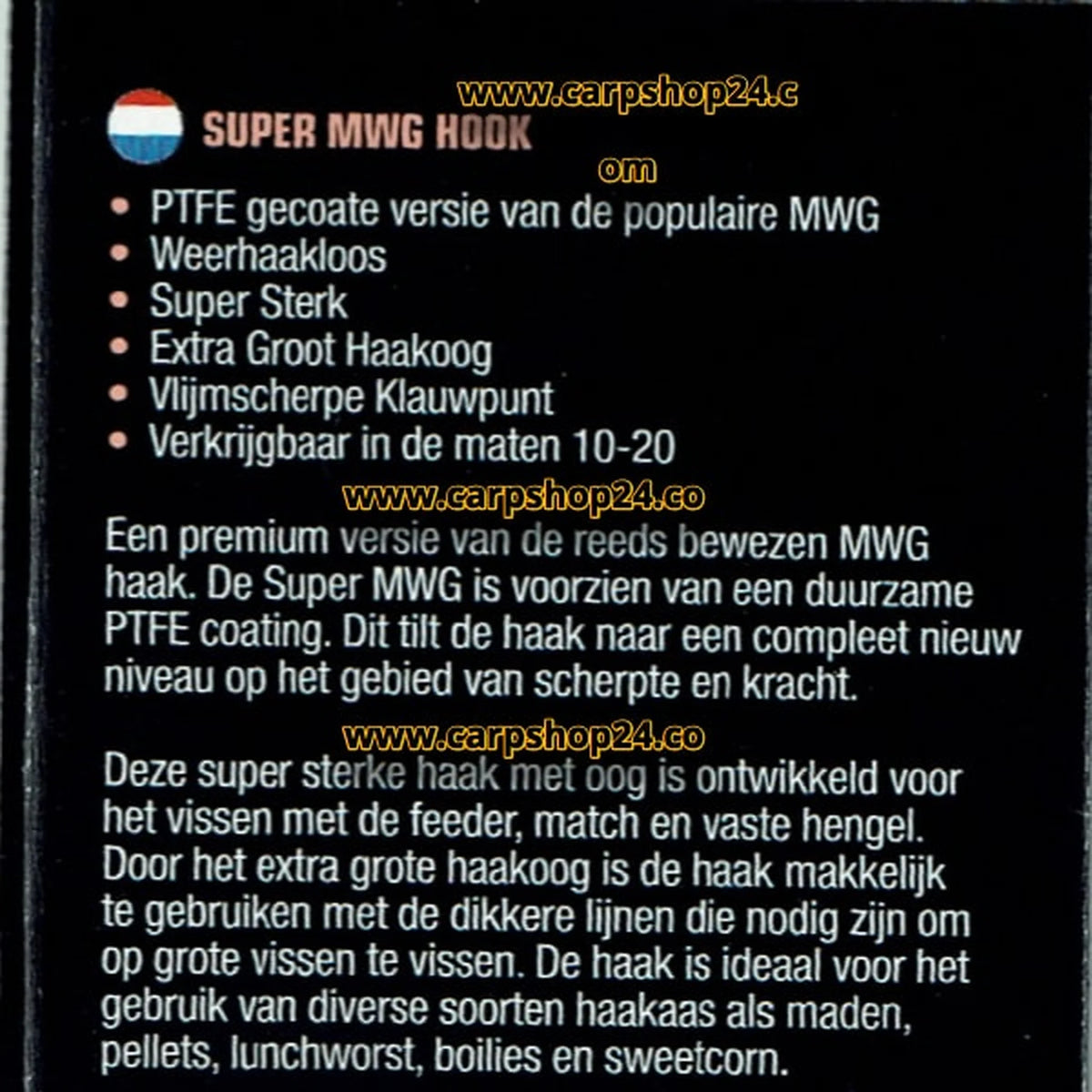 Guru Super MWG Barbless Eyed productinformatie