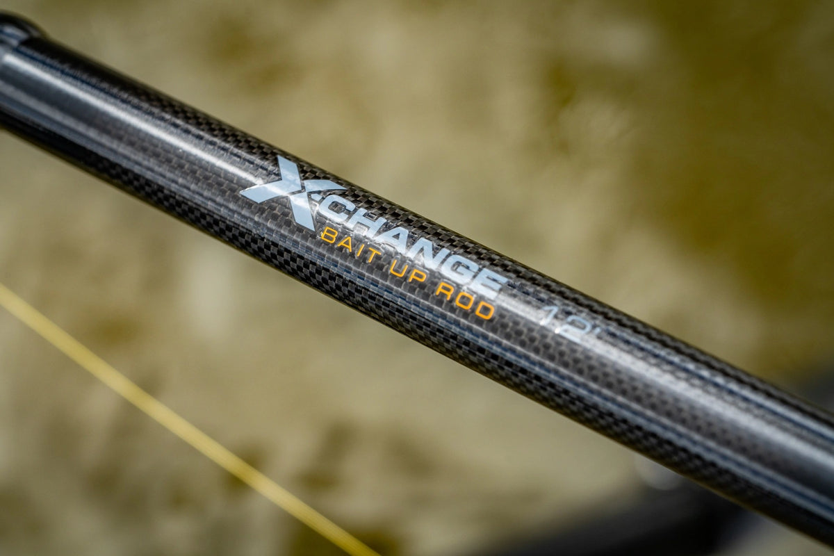 Guru X-Change Bait Up, detail van de modelopdruk tijdens gebruik