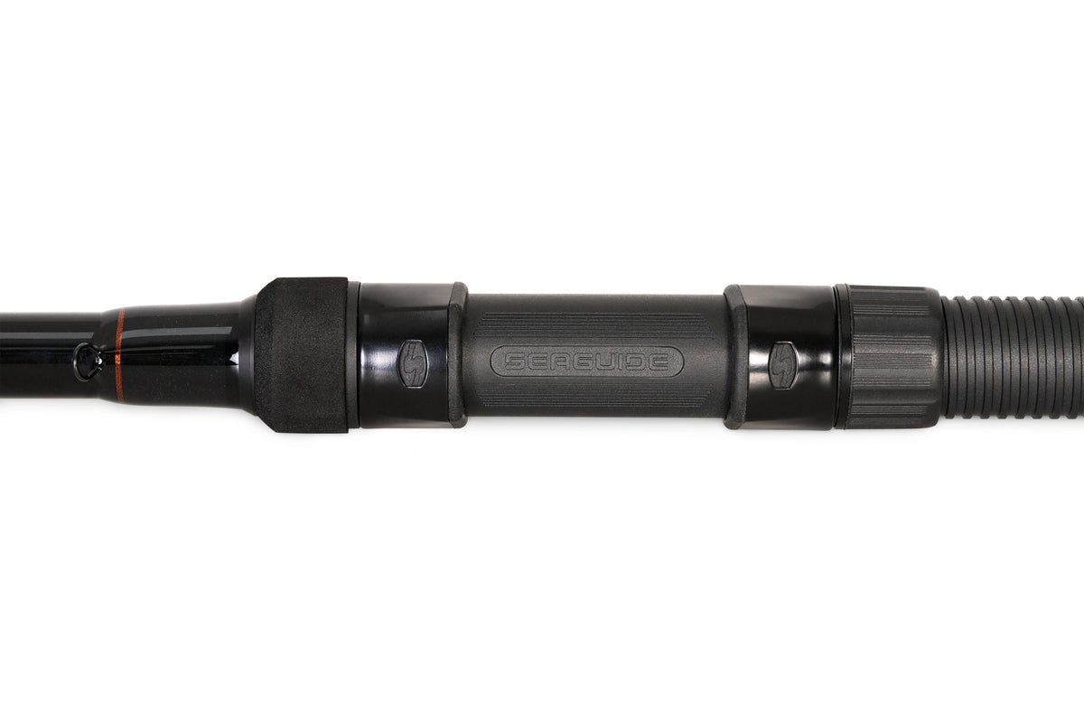 Guru X-Change Bait Up, close-up van de molenhouder en schroefdraad