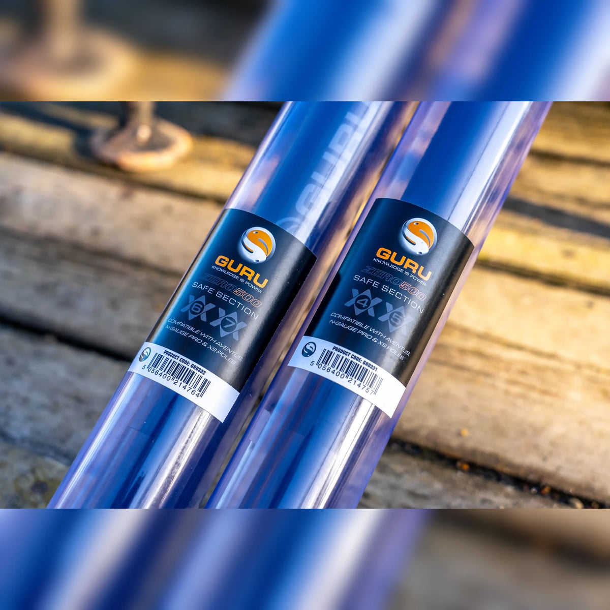 Guru ZERO 500 Safe Section – originele verpakkingslabels van Section 4/5 en Section 6/7