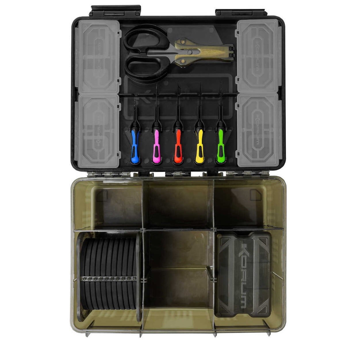 K0290081 Korum tackle box fully loaded