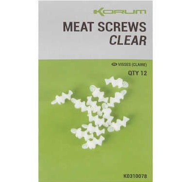 K0310078 Korum meat screws clear