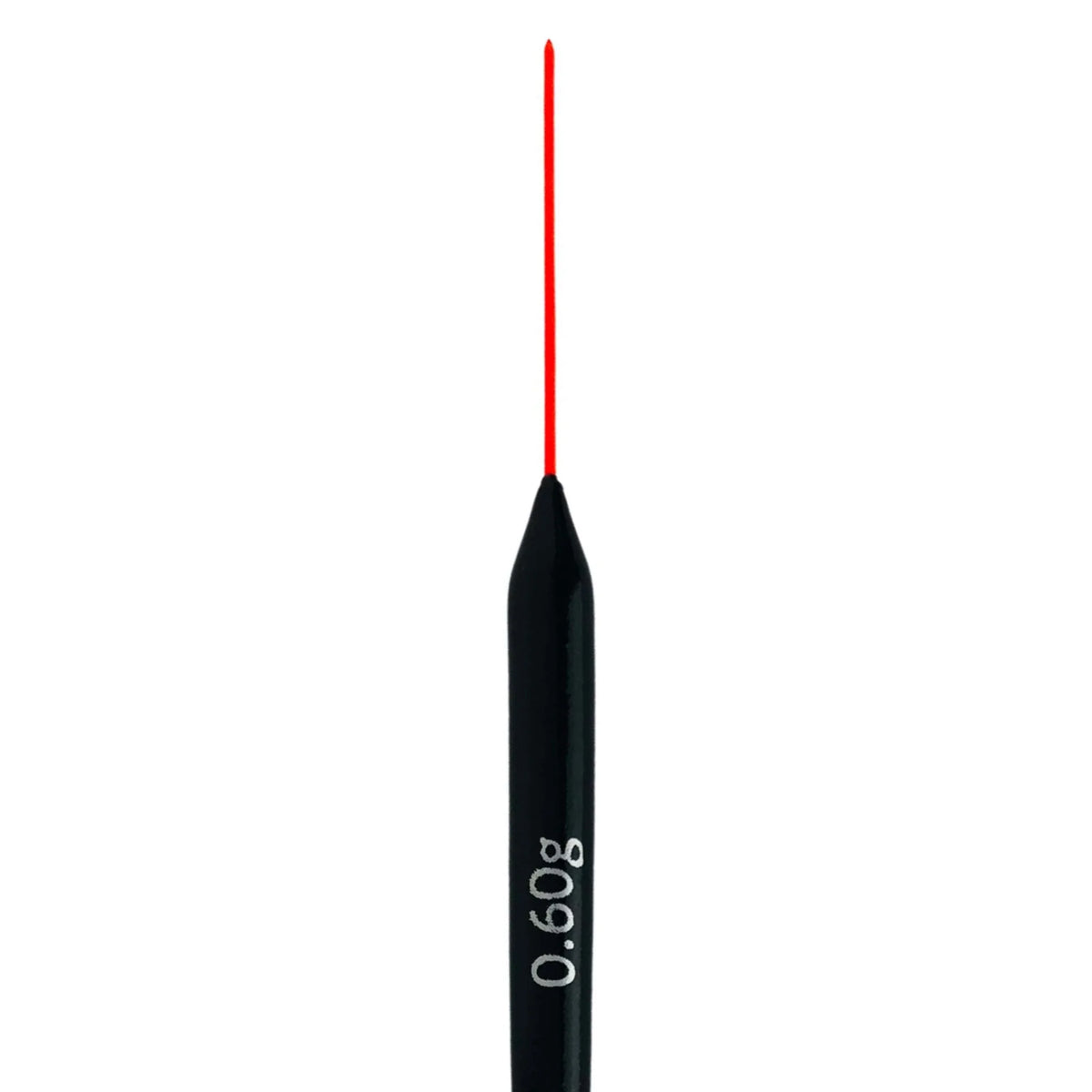 Carpshop24 Kanaal 3 dobber 0,60 g met rode antenne – rechtopstaande cover van de bovenhelft