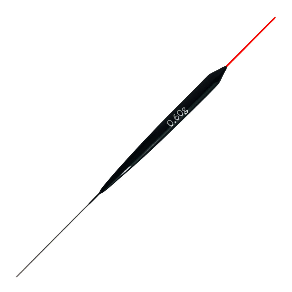Carpshop24 Kanaal 3 dobber 0,60 g met rode antenne – volledige dobber