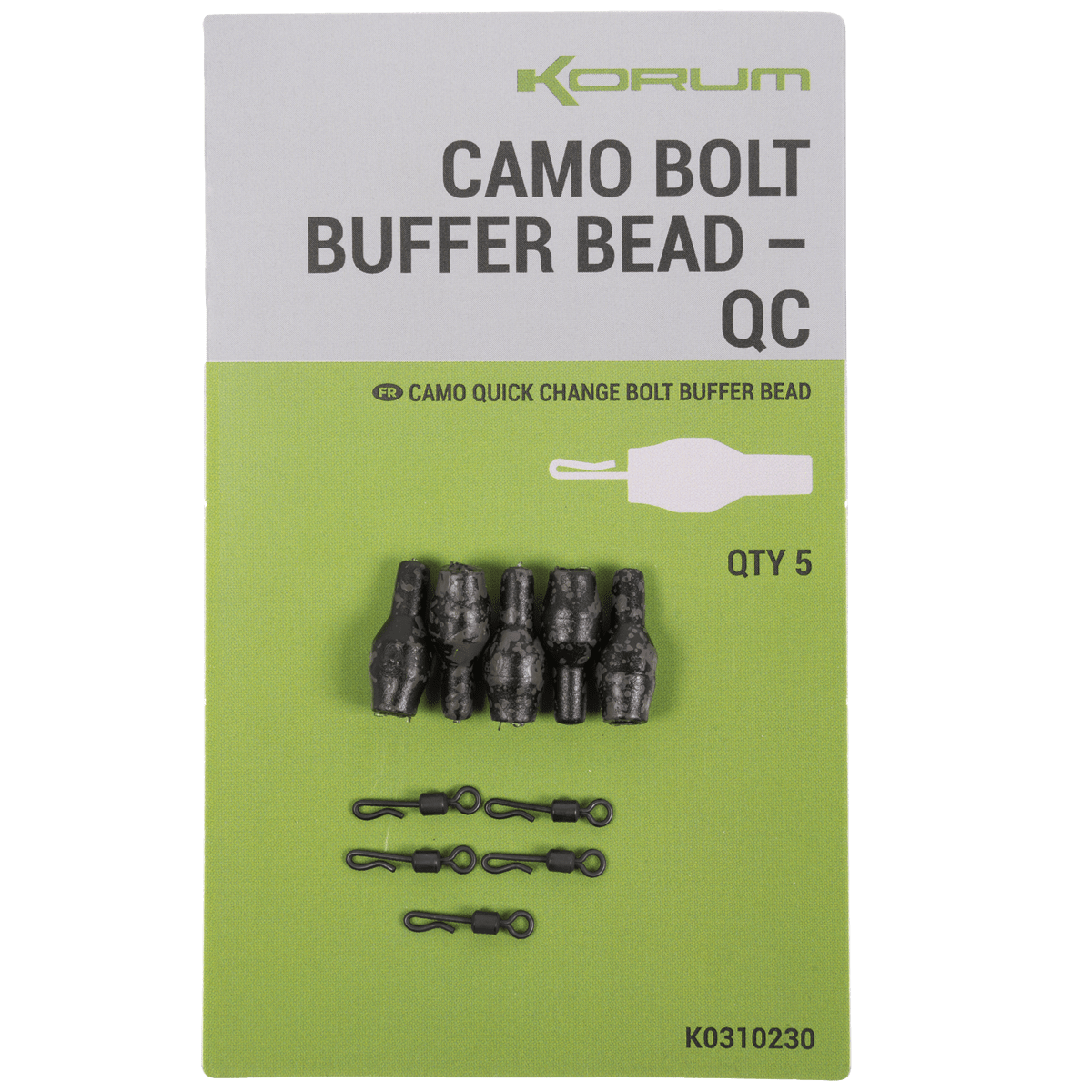 Korum Camo Bolt Buffer Bead - QC