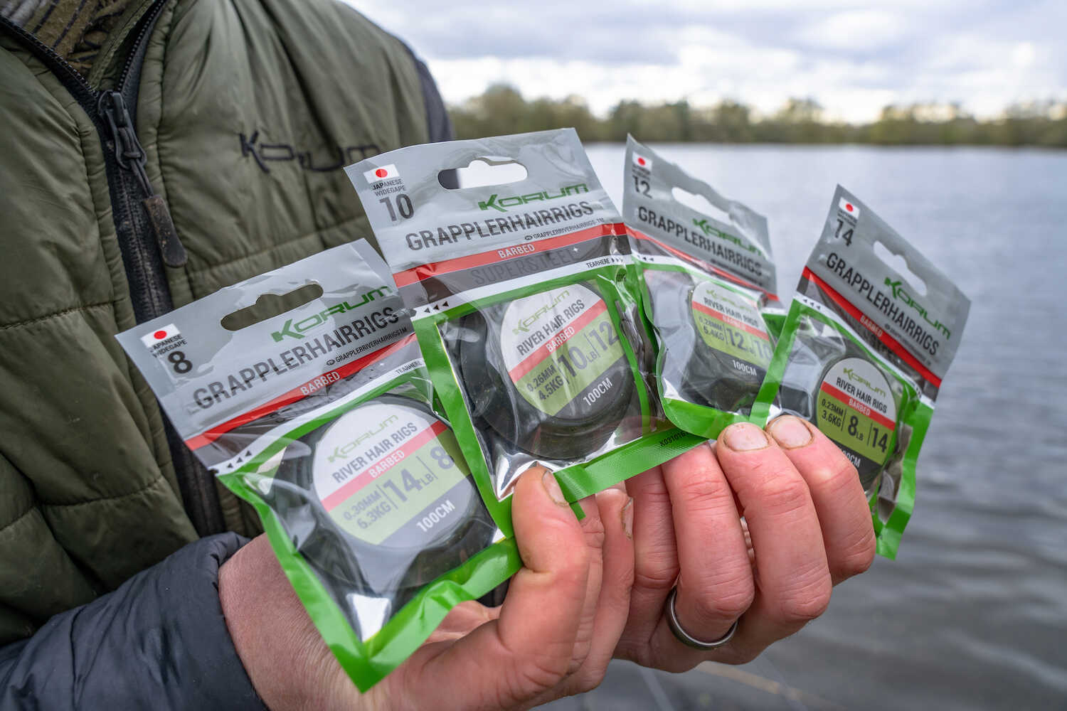 Korum supersteel grappler river hair rigs