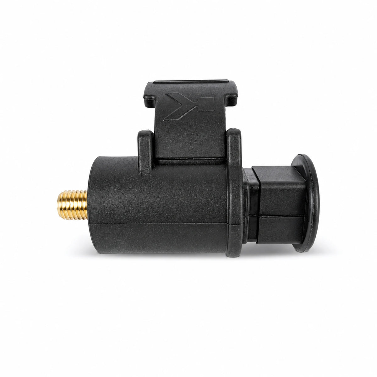 Korum Quick Release Adaptor K0310227 – open hendel met gedeeltelijk uitgeschoven inzetstuk