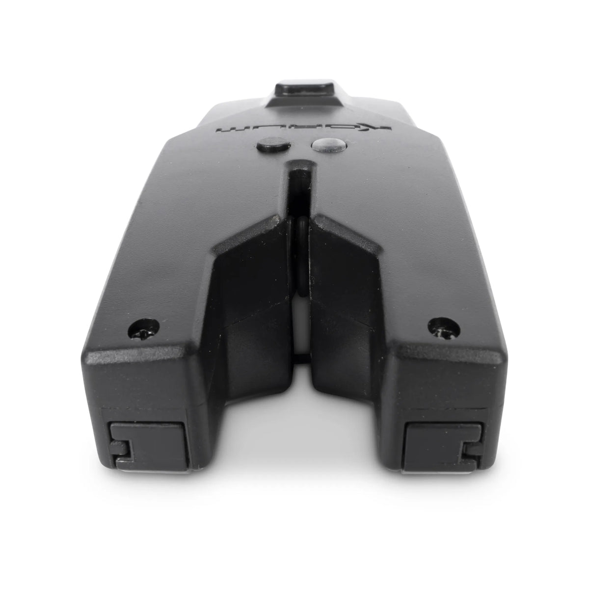 Korum KRI beetmelder – detail van de hengelsteun en leds