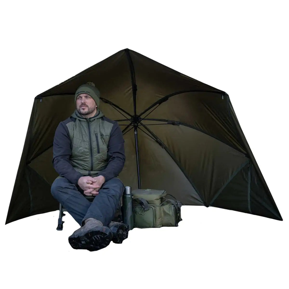 korum-progress-graphite-brolly-shelter-paraplu-K03700082