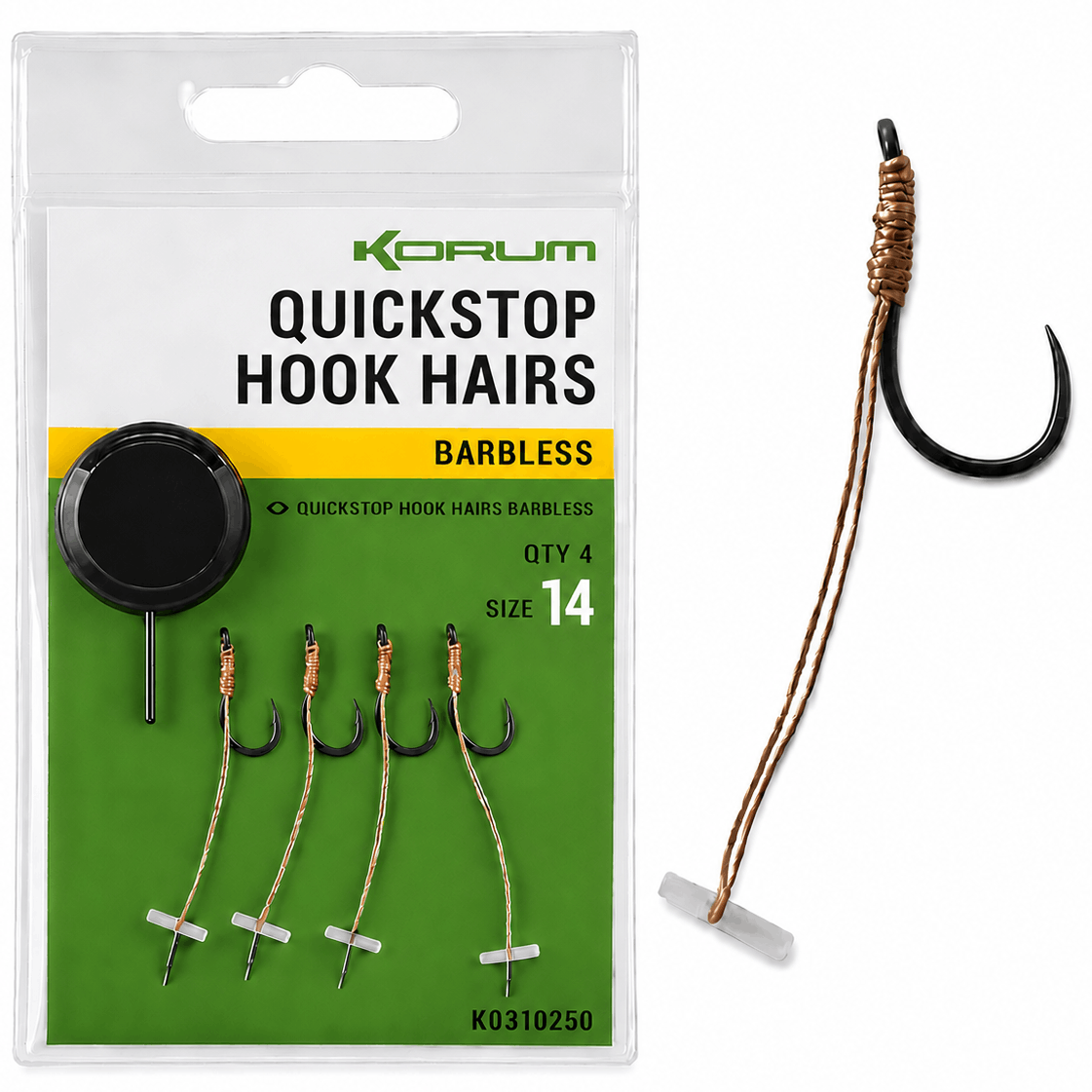 korum-quickstop-hook-hairs-barbless-size-14