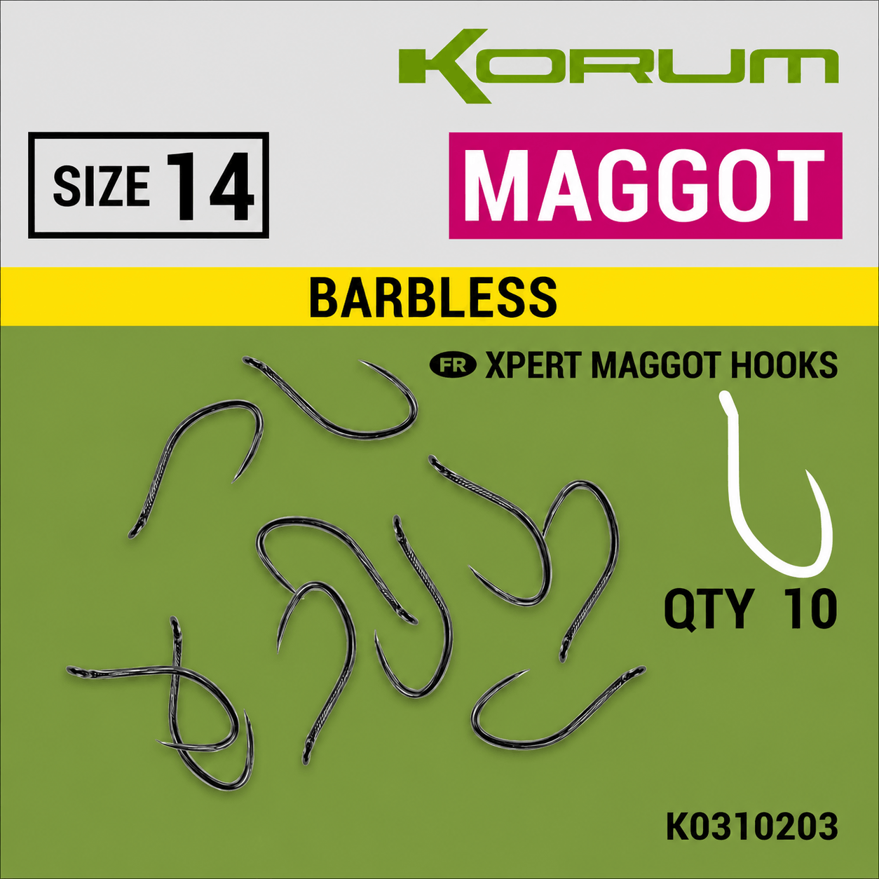korum-xpert-maggot-barbless-size-14