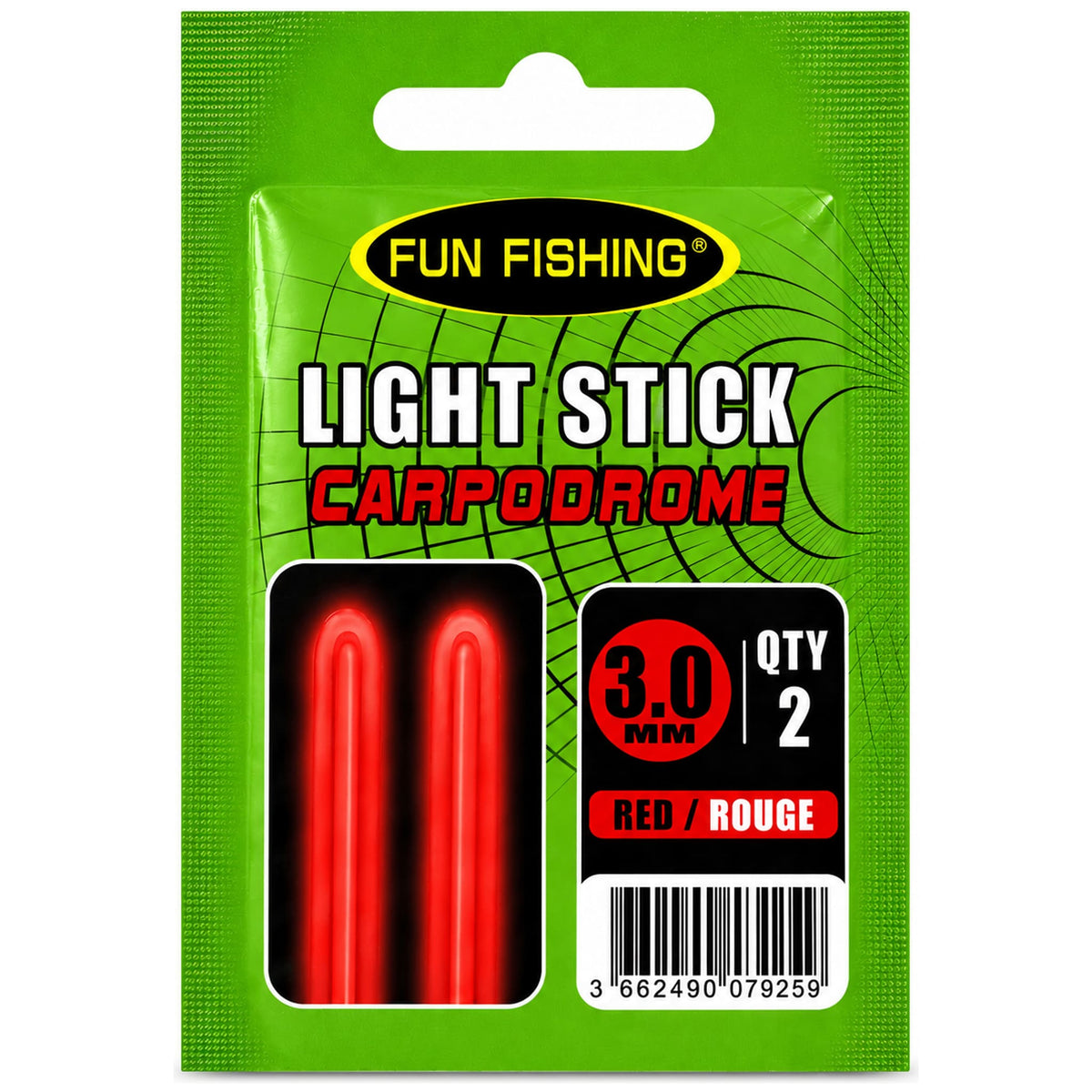 Fun Fishing Light Stick lichtantenne 3,0 mm rood