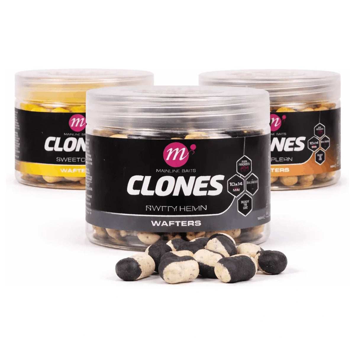 Mainline Clones Barrel Wafters 10x14mm drie smaken cover