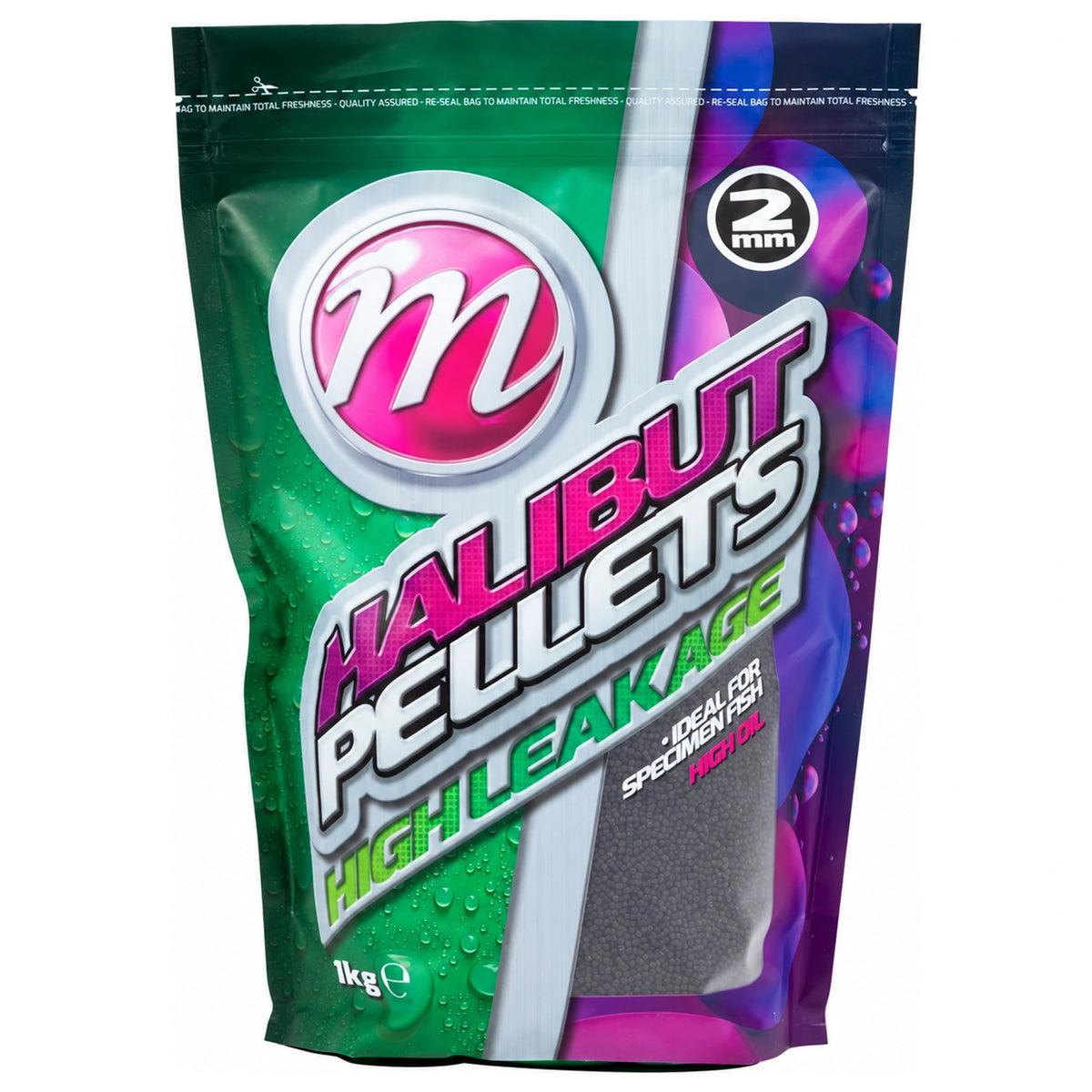 Mainline High Leakage Halibut Pellets 2 mm zak van 1 kg
