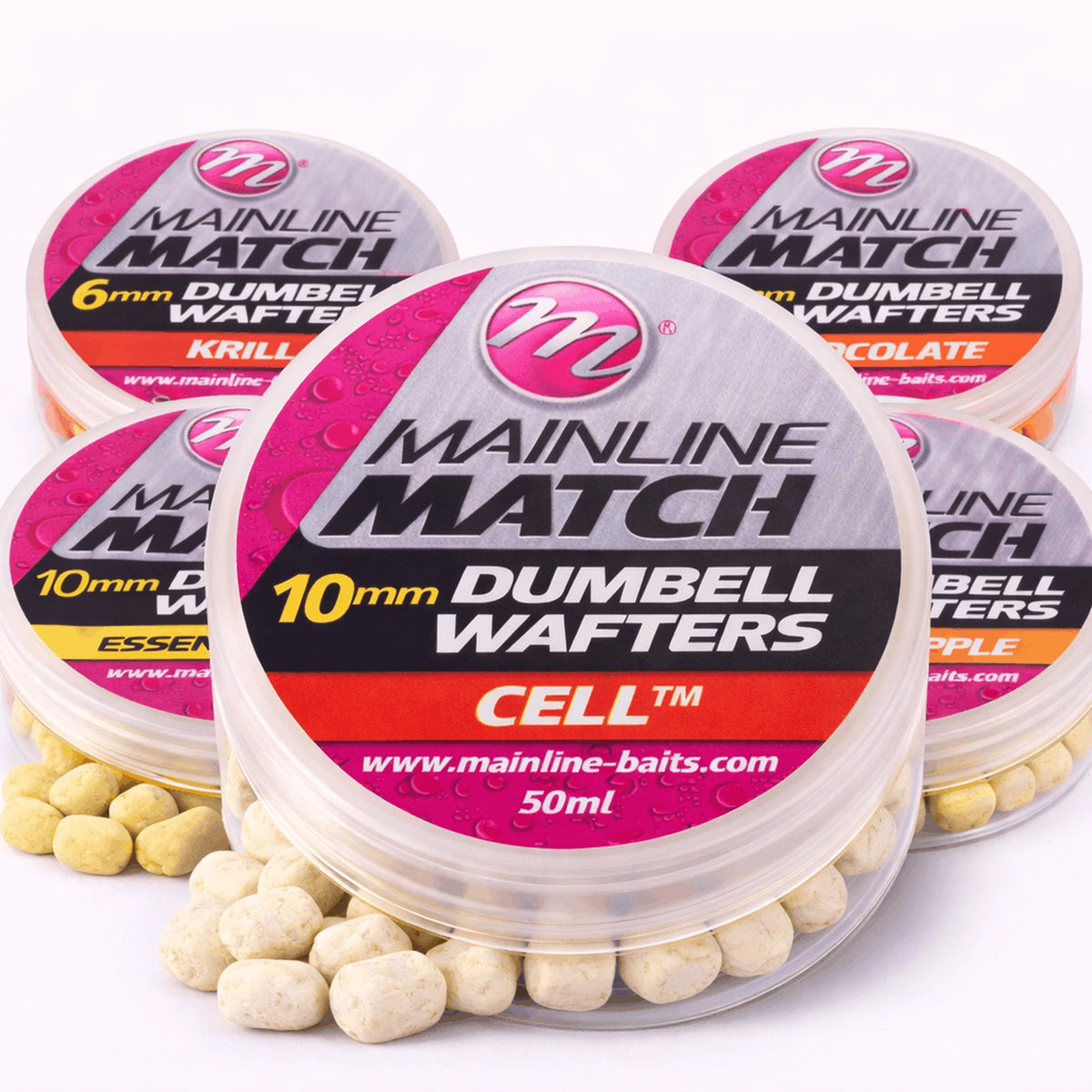 Mainline Match Dumbbell Wafters – assortiment