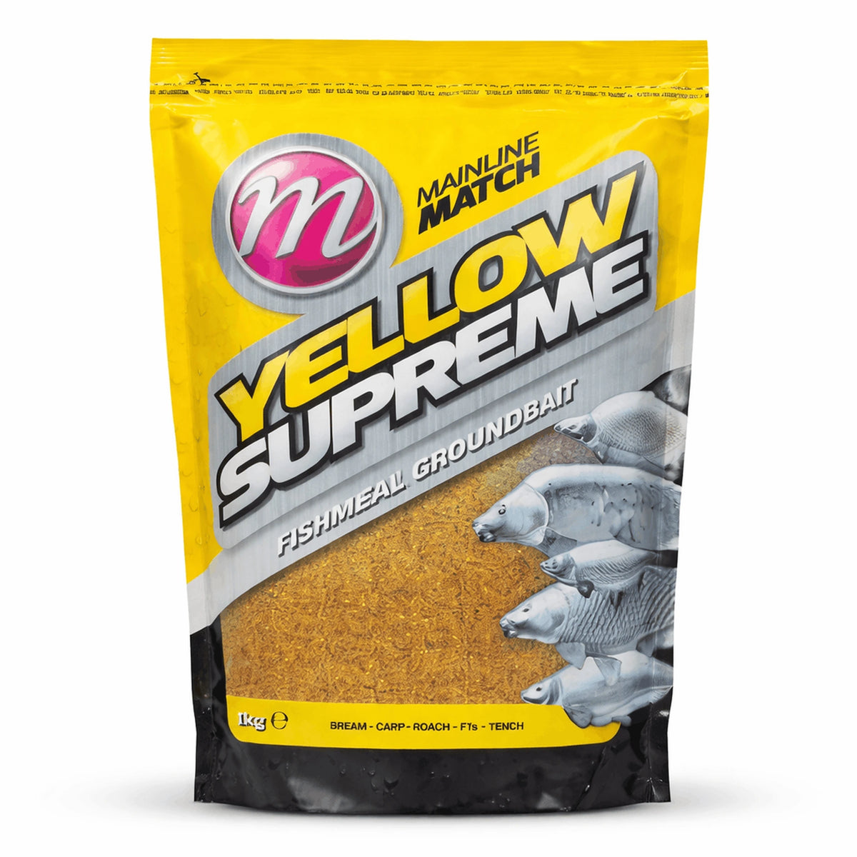 Mainline Yellow Supreme 1kg – geel grondvoer met vismeel