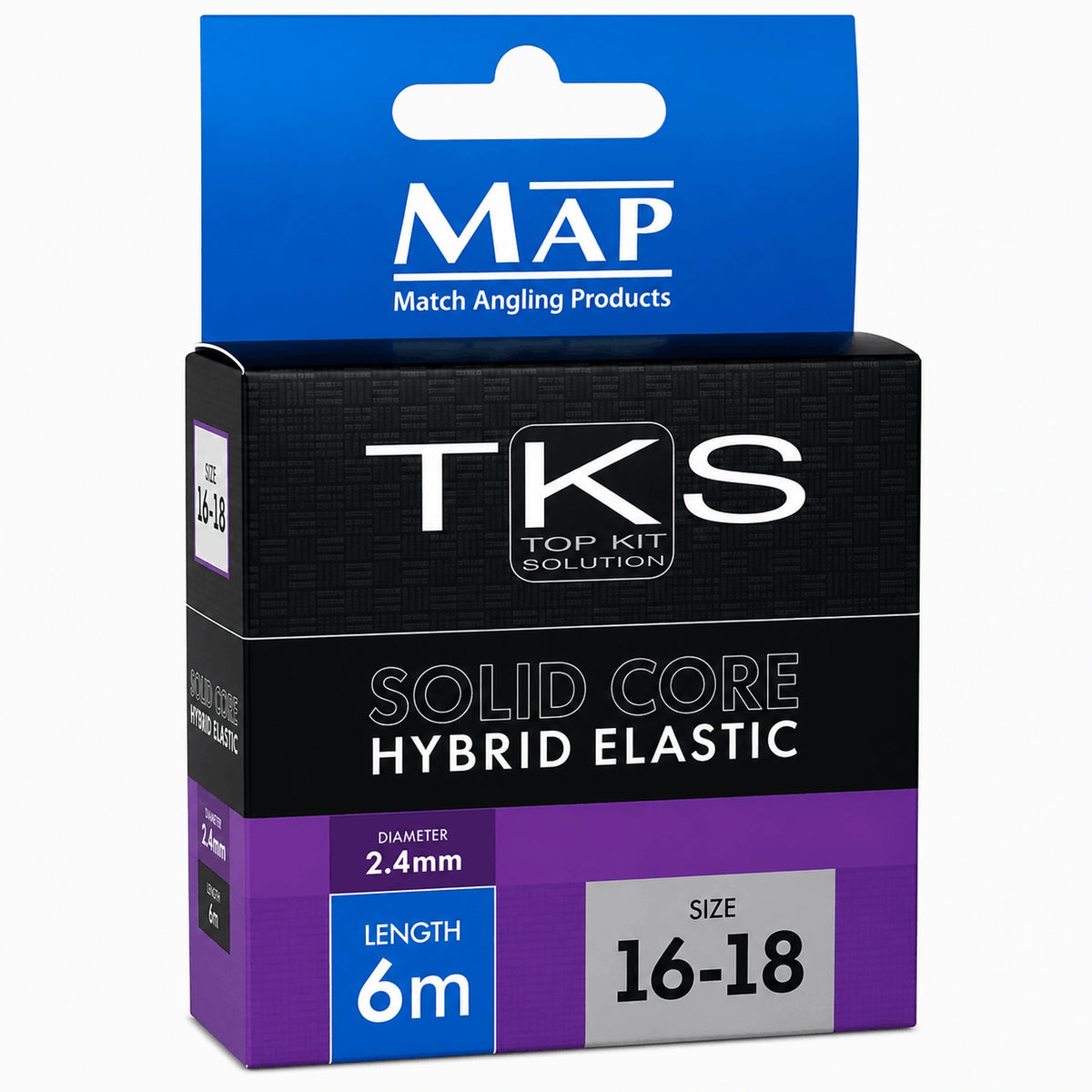 MAP TKS Solid Core Hybrid Elastic 2,4 mm paars klasse 16-18 6 meter