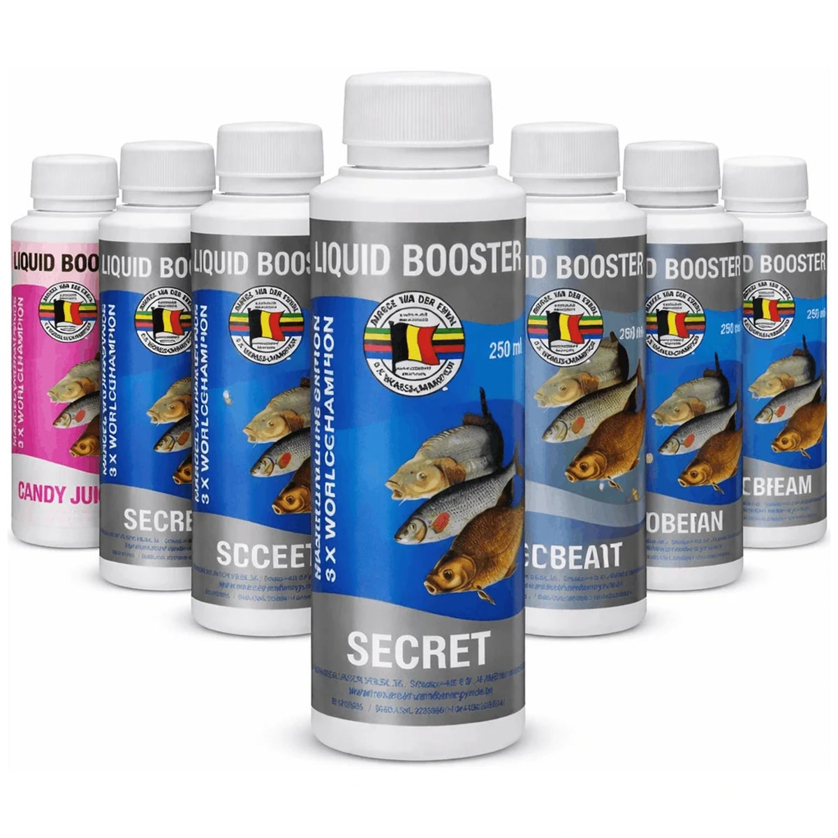 Marcel Van Den Eynde Liquid Booster 250 ml – assortiment vloeibare additieven