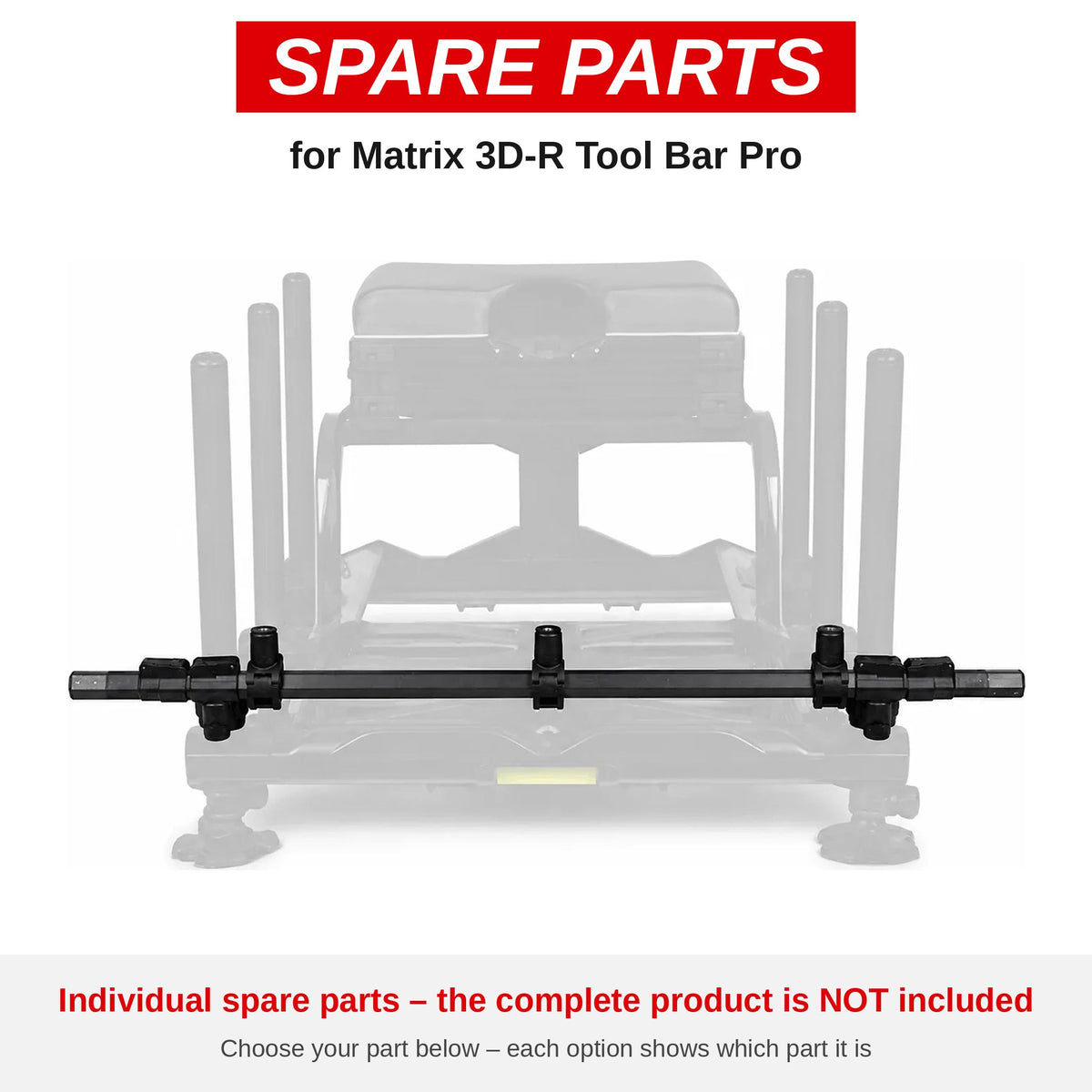 Matrix 3D-R Tool Bar Pro – onderdelen (GBA063-05)