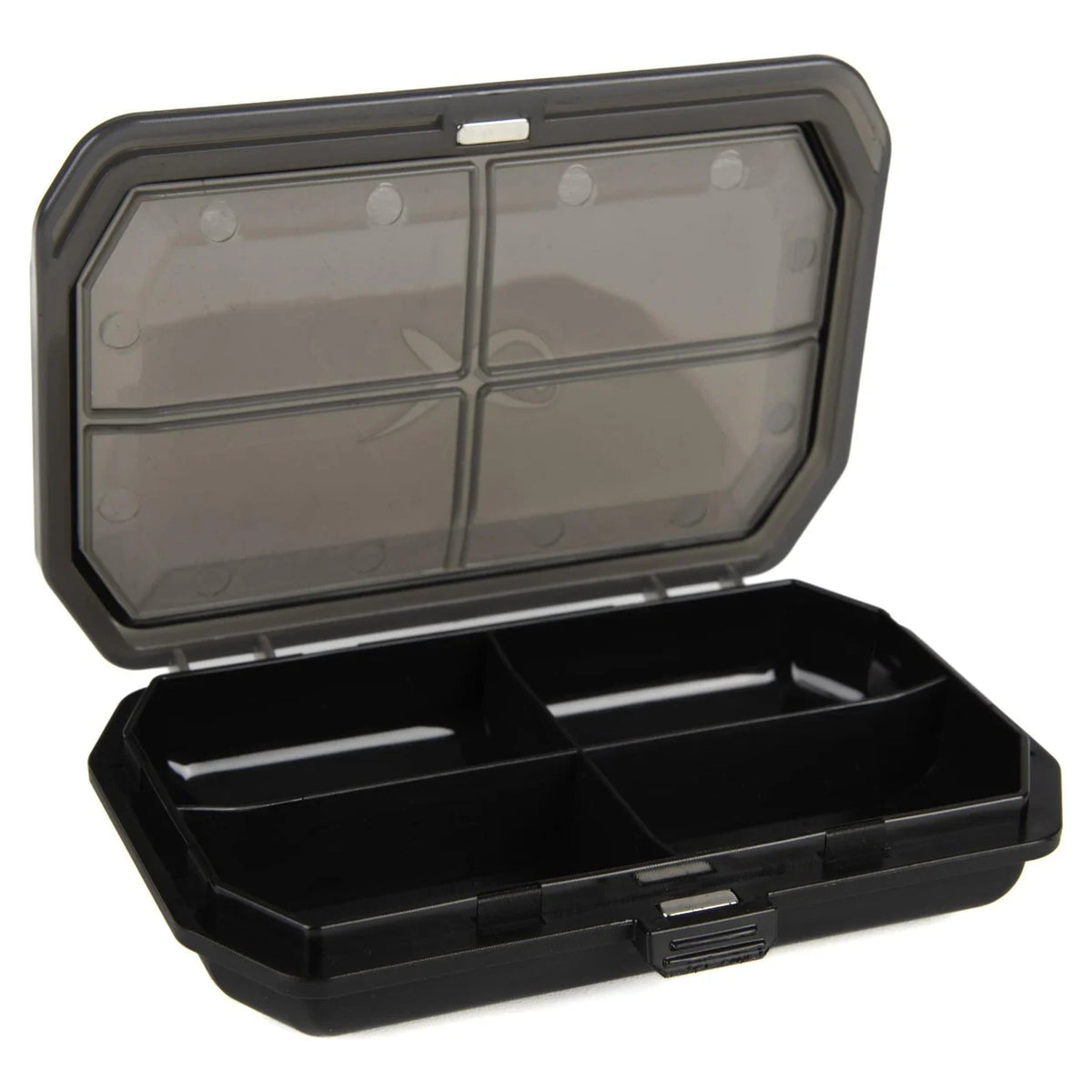 Matrix 4 Compartment Standard Accessory Box open met vier aparte compartimenten