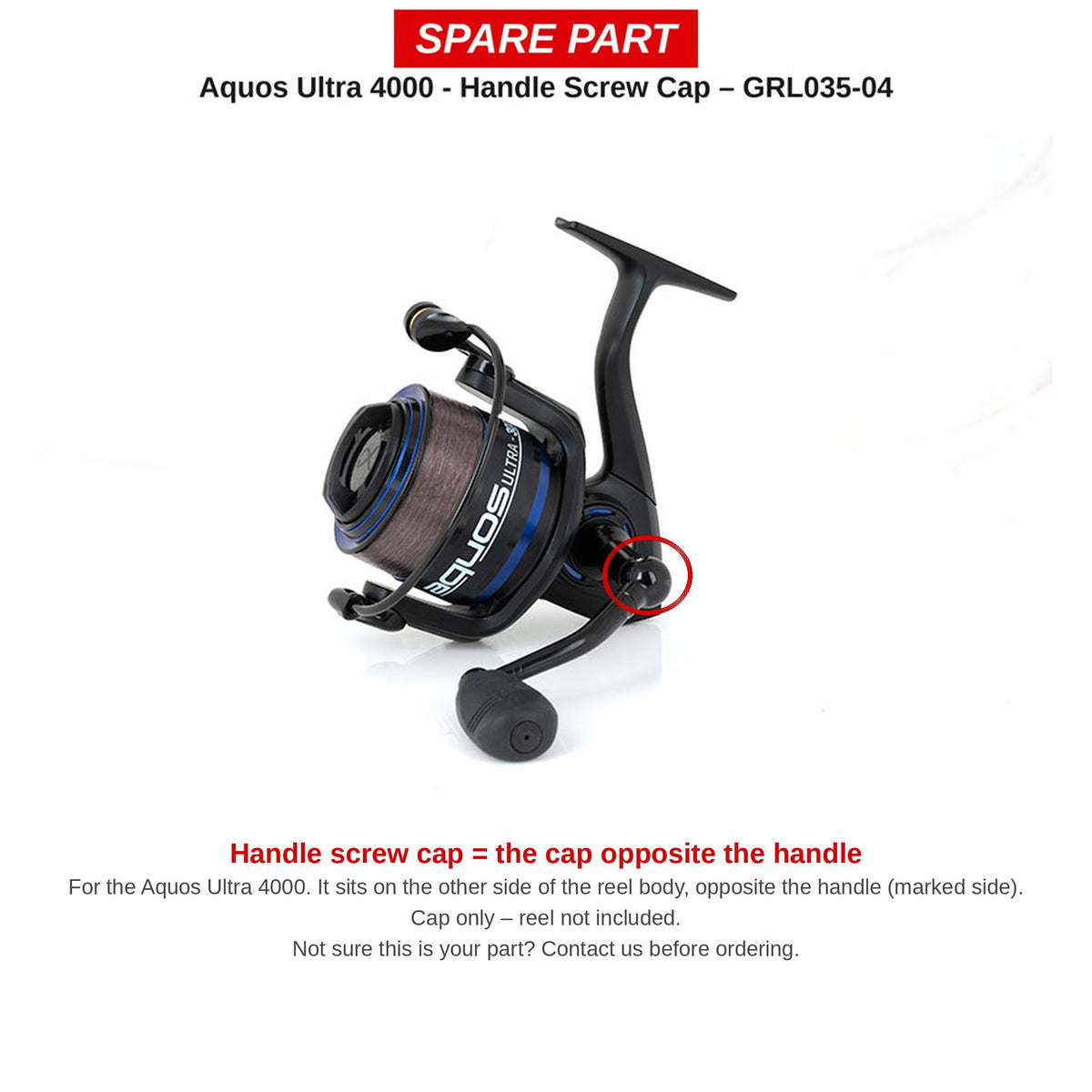 Matrix Afdekkapje slingerschroef Aquos Ultra 4000 – GRL035-04