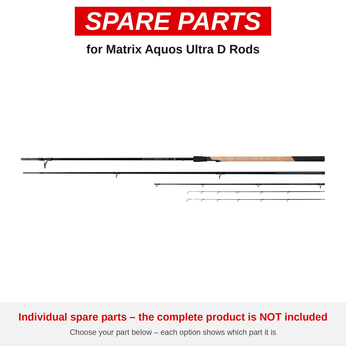 Matrix Aquos Ultra D Rods – onderdelen (GRD229-B)