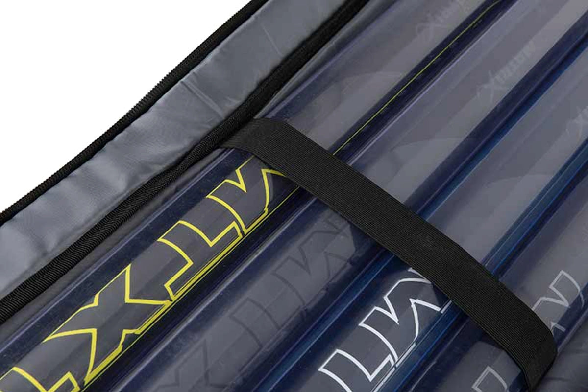 Matrix Aquos Ultra Rod Holdall hengelfoedraal, bevestigingsband over de hengelkokers in het hoofdvak