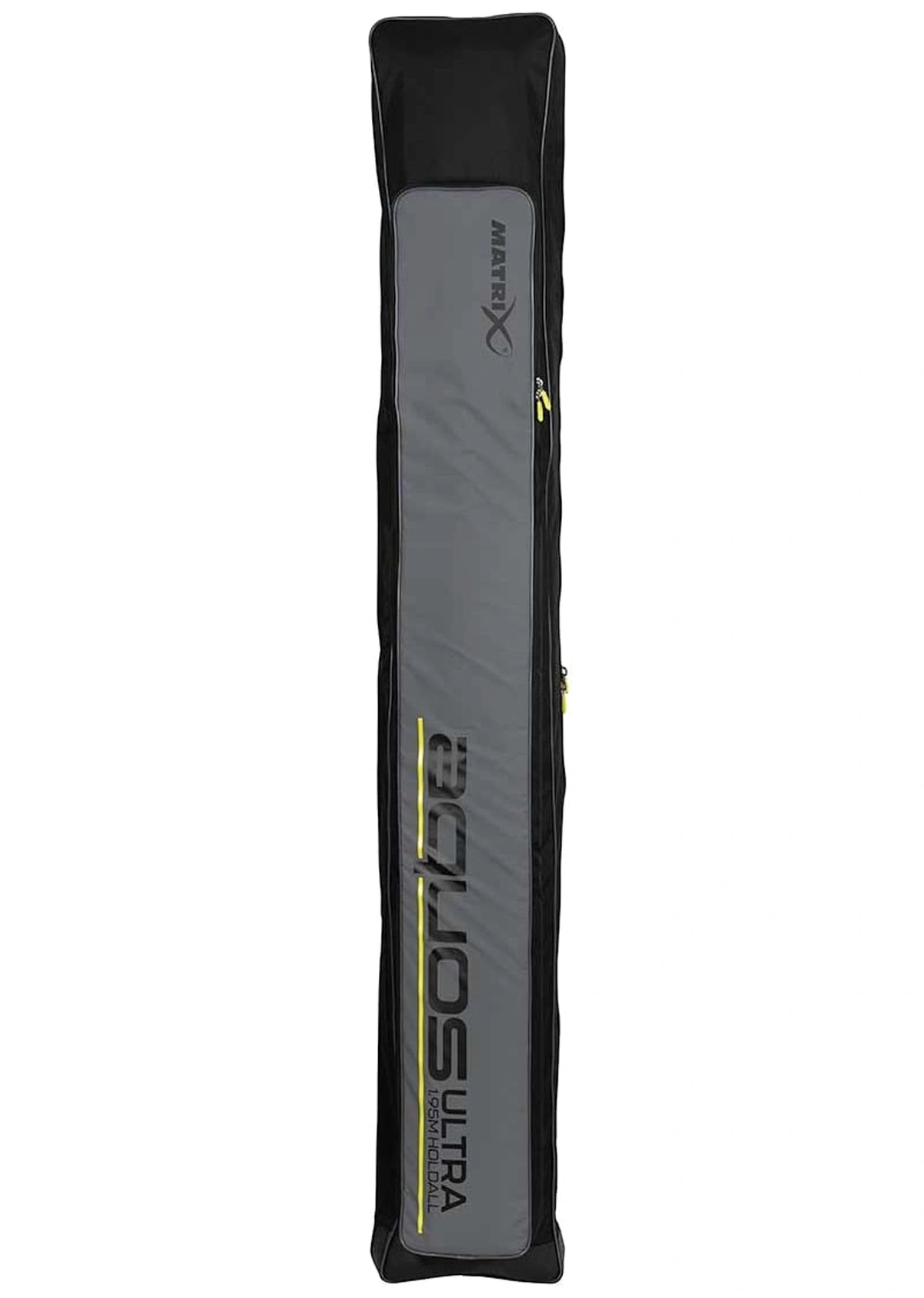 Matrix Aquos Ultra Rod Holdall hengelfoedraal, volledig vooraanzicht met grijs buitenvak
