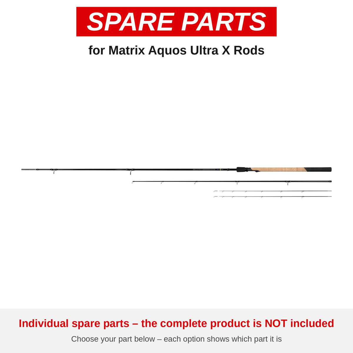 Matrix Aquos Ultra X Rods – onderdelen (GRD223-B)