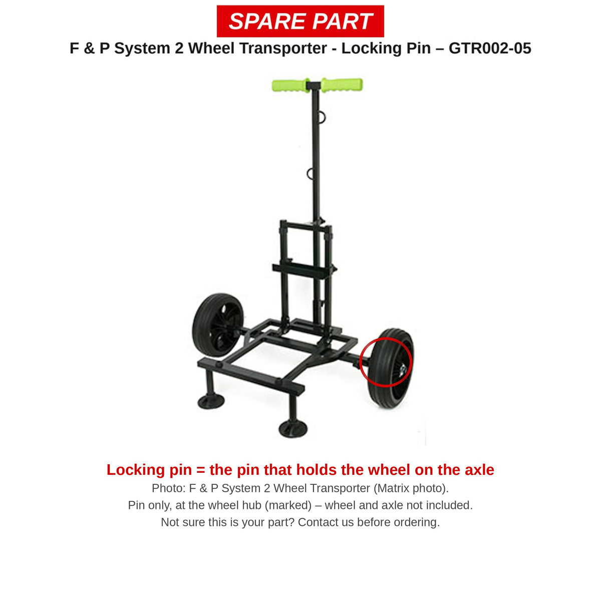 Matrix Borgpen F & P System 2 Wheel Transporter – GTR002-05