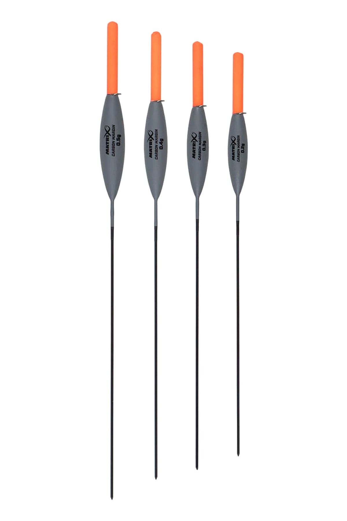 Matrix Carbon Margin 0.5g, 0.4g, 0.3g en 0.2g met volledige carbon onderstelen