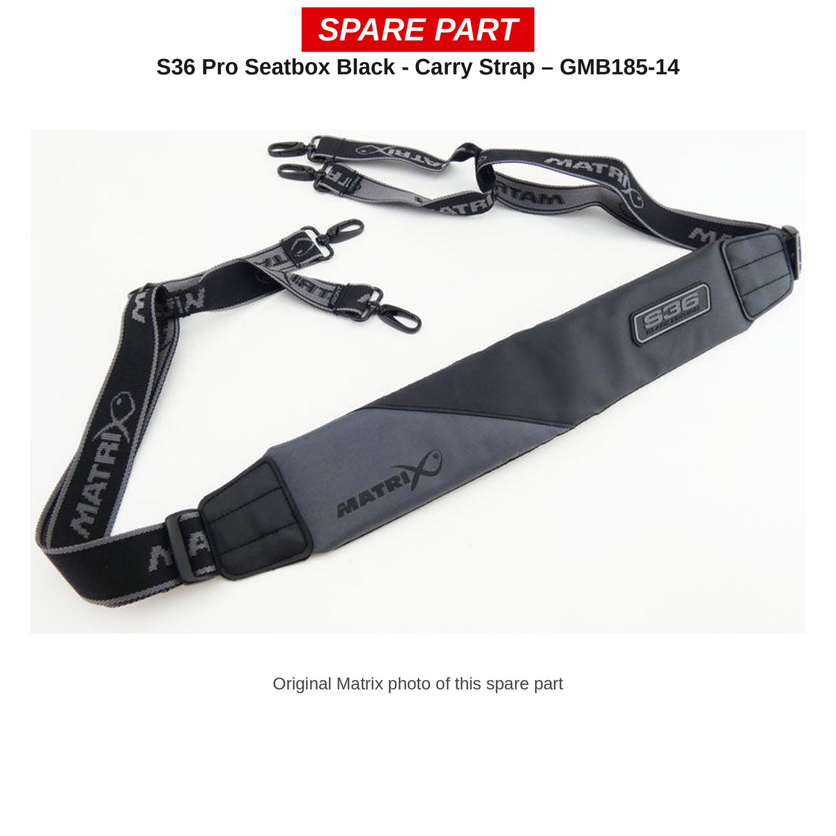 Matrix Draagriem S36 Pro Black – GMB185-14
