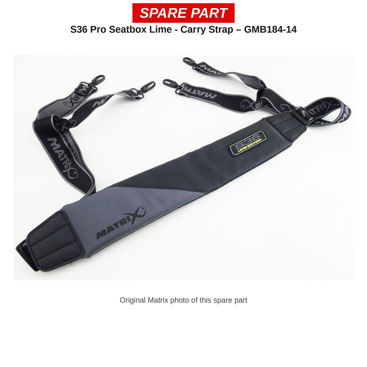 Matrix Draagriem S36 Pro Lime – GMB184-14
