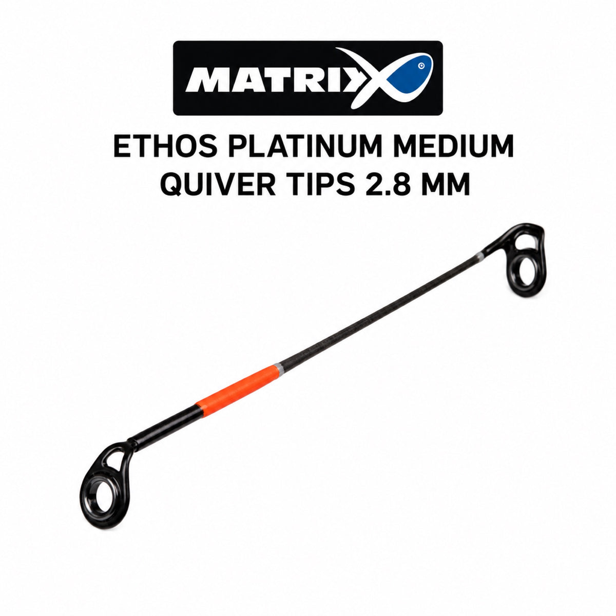 Matrix Ethos Platinum Medium Quiver Tips 2.8 mm – algemene cover met oranje feedertop