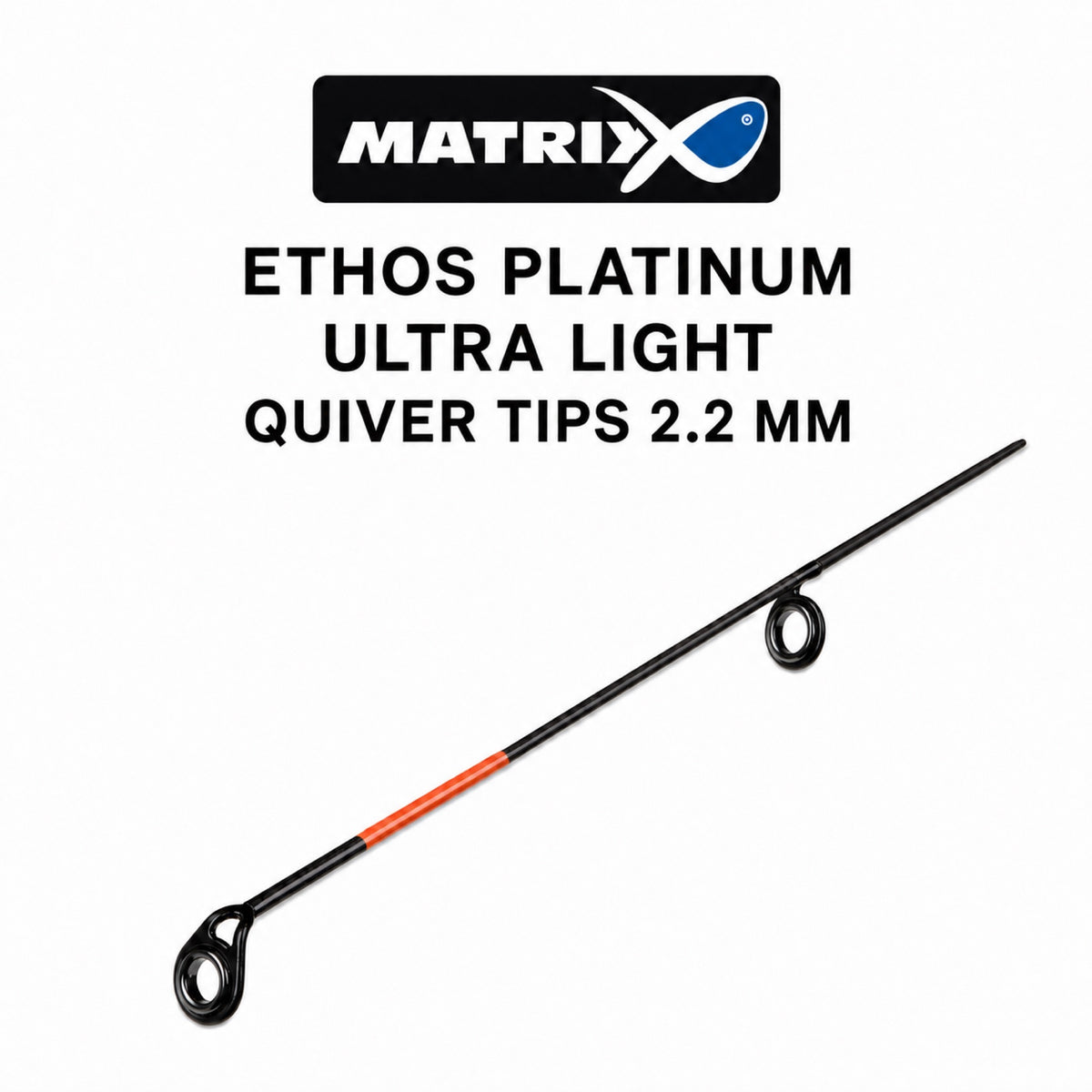 Matrix Ethos Platinum Ultra Light Quiver Tips 2.2 mm – algemene cover met oranje feedertop