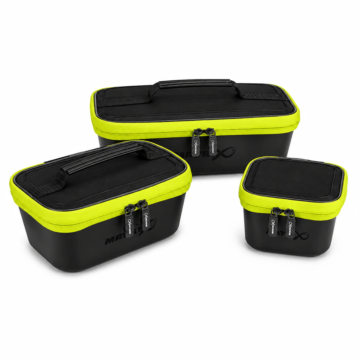 Matrix EVA Air-flow Tubs – drie geventileerde EVA-aasdozen voor levend aas