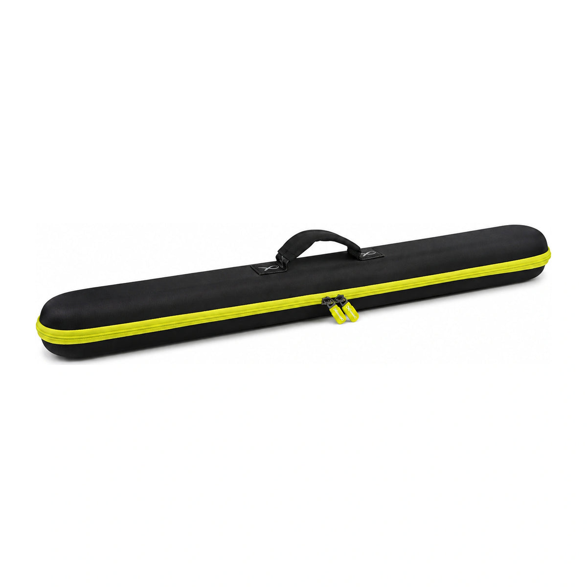 Matrix EVA Feeder Tip Case – lange zwarte etui voor feedertoppen met gele rits, twee ritstrekkers en draaggreep