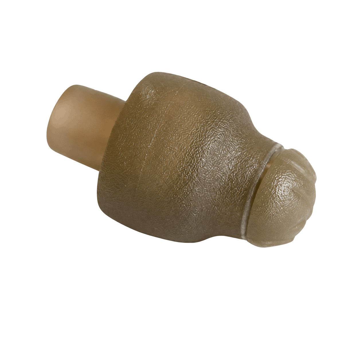Gesloten Matrix Feeder Bead met verlengde tube, olijfbruine buitenhuls en aansluitnaad