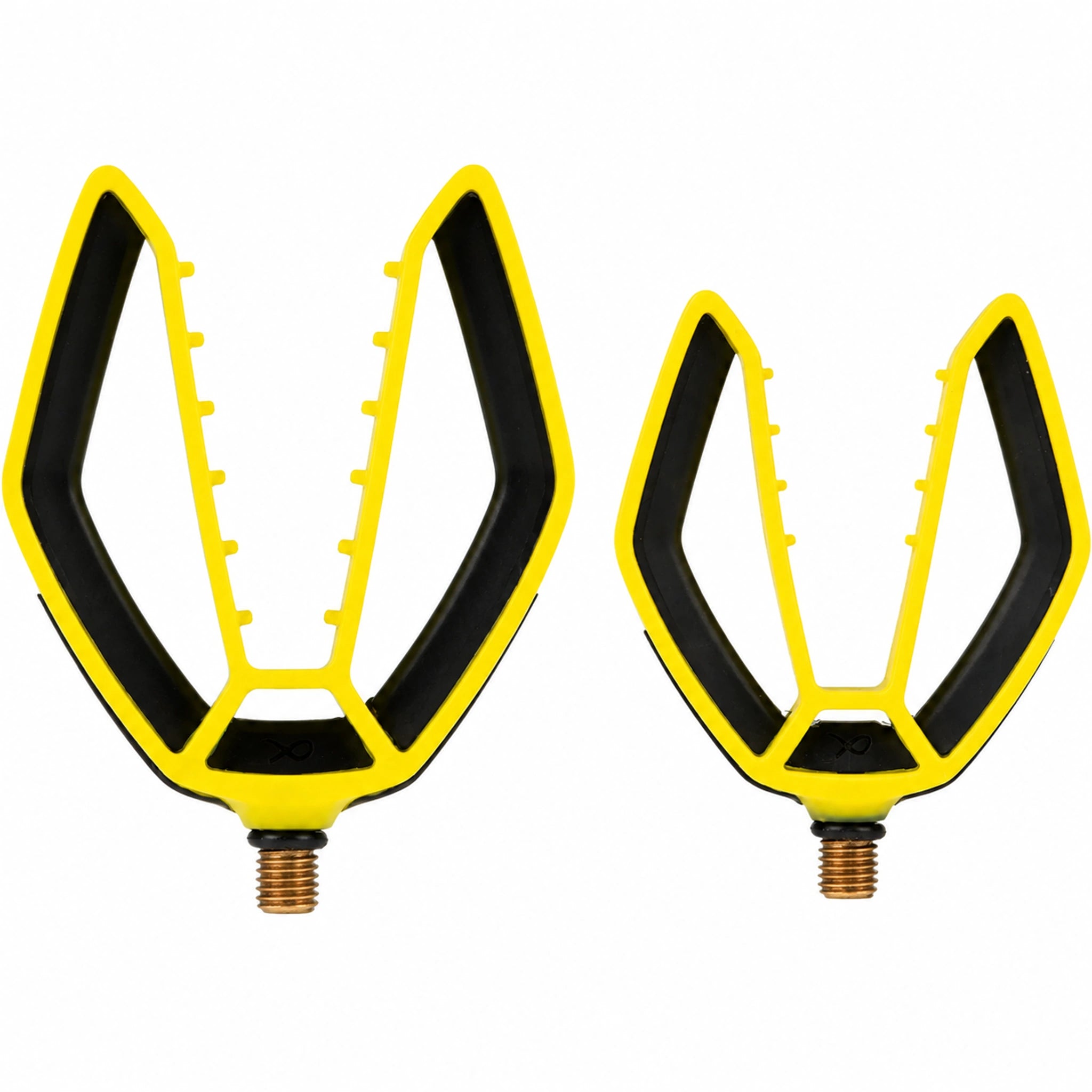 Matrix Flexi Pole Roosts – grote en kleine hengeldeelsteun op witte achtergrond