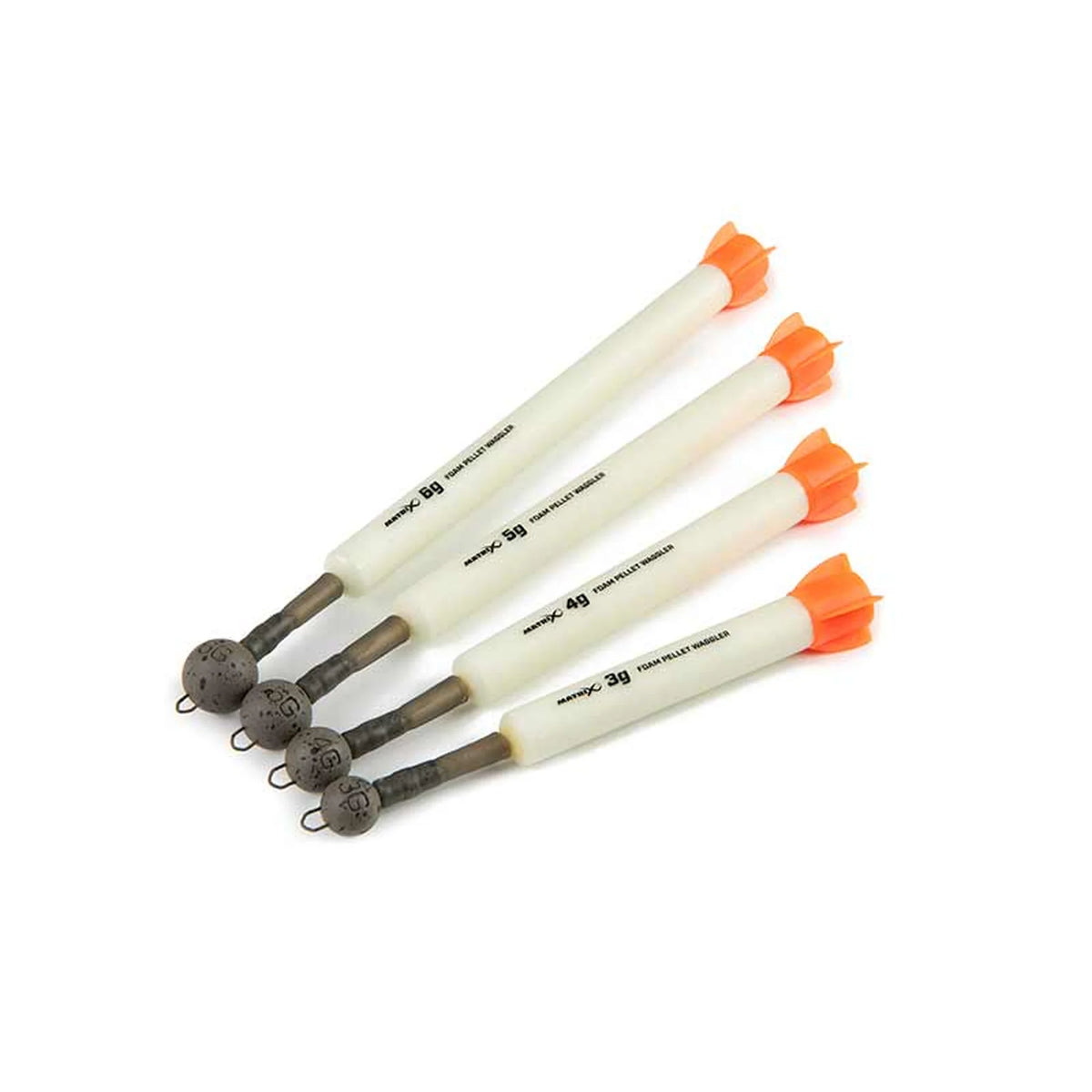 Matrix Foam Pellet Wagglers diagonaal opgesteld